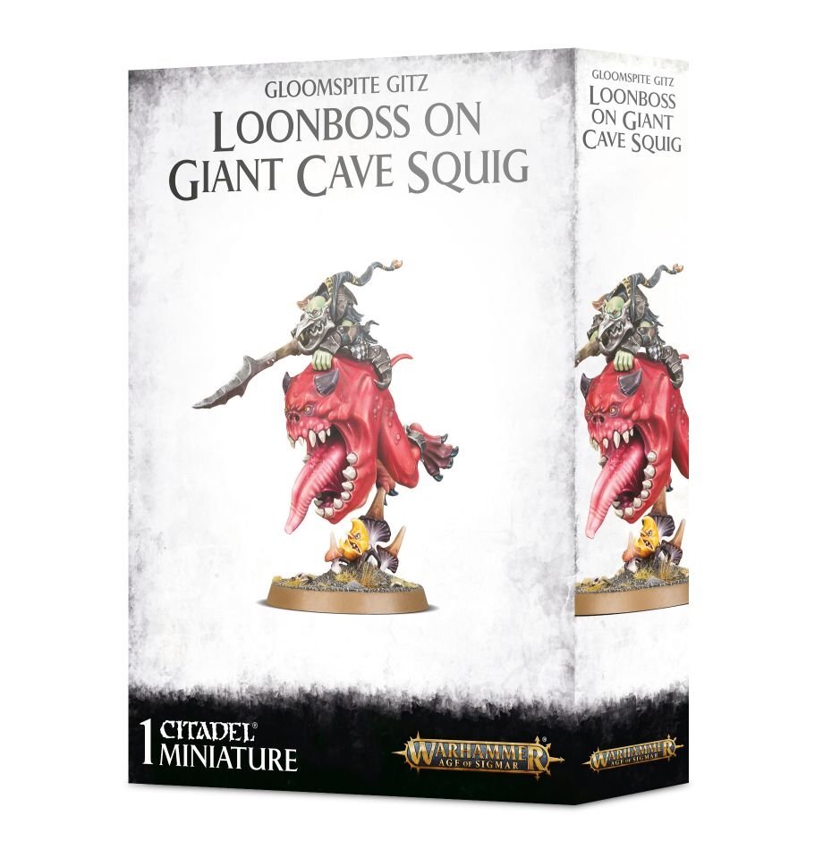Gloomspite Gitz - Loonboss On Giant Cave Squig - 89-35 - Good Games