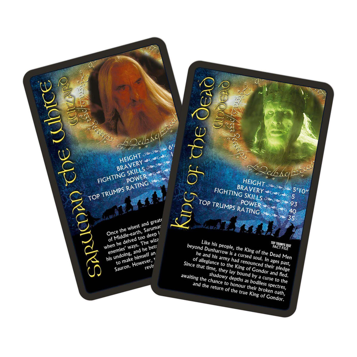 Close-up of a colorful trading card with fantasy character artwork and stats