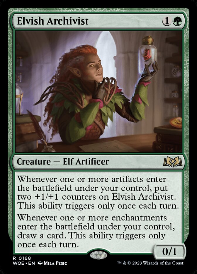 Elvish Archivist 168/276 (Wilds of Eldraine) 