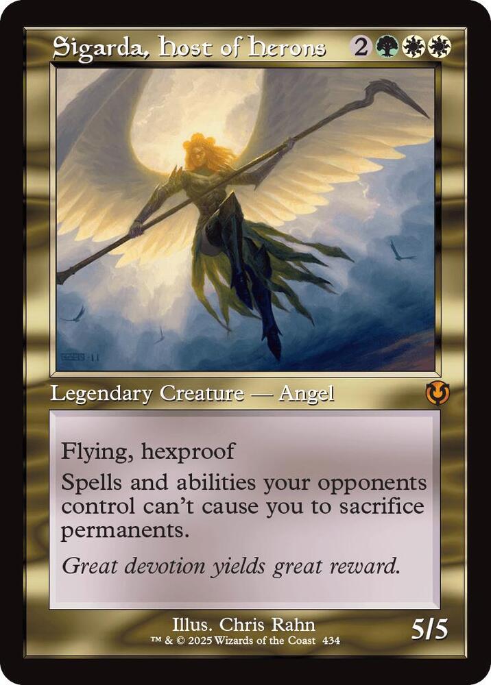 Sigarda, Host of Herons 434/287 (Innistrad Remastered)  - Retro Foil