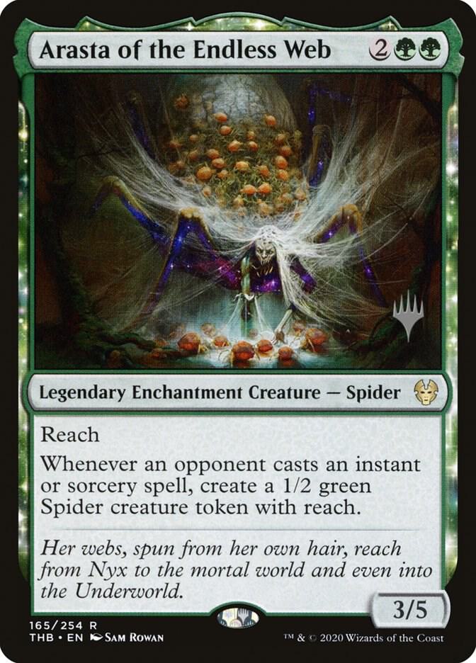 Arasta of the Endless Web 165 (Promo Pack: Theros Beyond Death)  - Foil