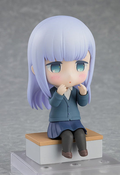 Reina Aharen figure in seated pose with bent knees and alternate faceplate