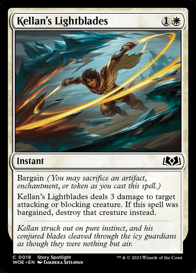 Kellan's Lightblades 18/276 (Wilds of Eldraine)  - Foil