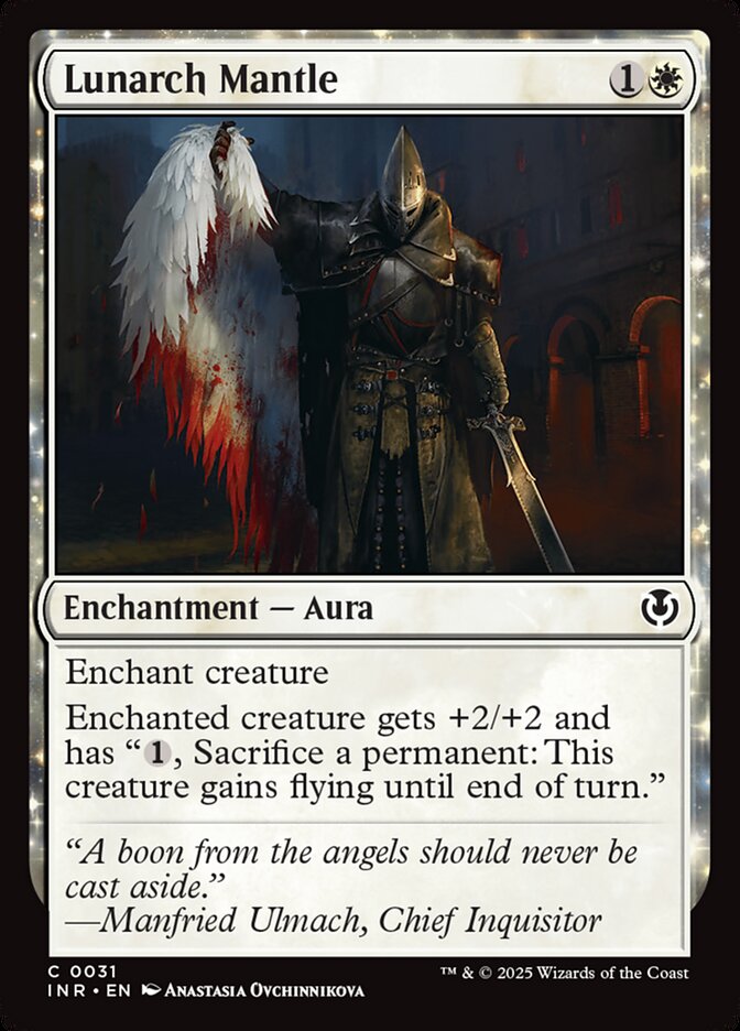 Lunarch Mantle 31/287 (Innistrad Remastered)  - Foil