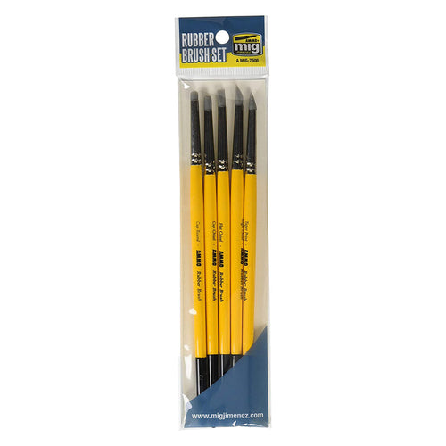 Ammo By Mig Brushes Rubber Brush Set - Good Games