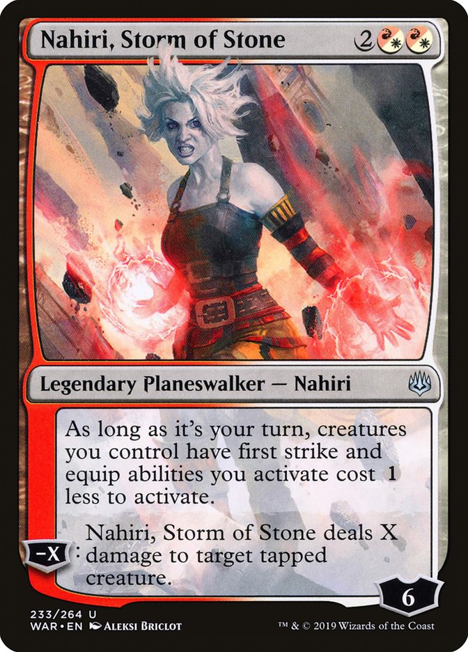 Nahiri, Storm of Stone 233/264 (War of the Spark)  - Foil