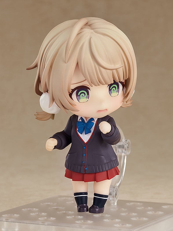 Rear view of Nendoroid Shigure Ui highlighting detailed hair sculpt and outfit accessories