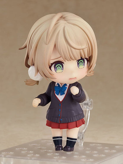 Rear view of Nendoroid Shigure Ui highlighting detailed hair sculpt and outfit accessories