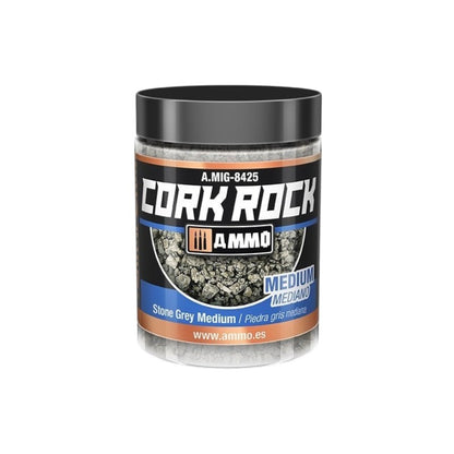 Ammo by MIG - Dioramas Terraform Cork Rock 100ml - Stone Grey Medium - Good Games