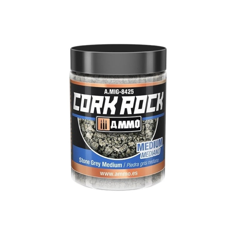Ammo by MIG - Dioramas Terraform Cork Rock 100ml - Stone Grey Medium - Good Games