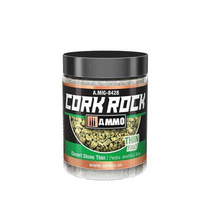 Ammo by MIG - Dioramas Terraform Cork Rock 100ml - Desert Stone Thin - Good Games