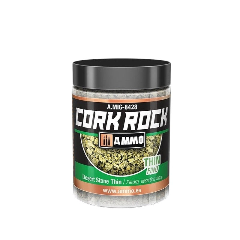 Ammo by MIG - Dioramas Terraform Cork Rock 100ml - Desert Stone Thin - Good Games