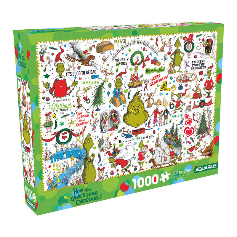 How The Grinch Stole Christmas 1000 piece jigsaw puzzle 20x28in