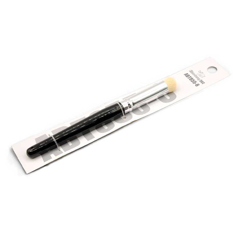 Ak Interactive Dry Brush with a black handle and light beige bristles