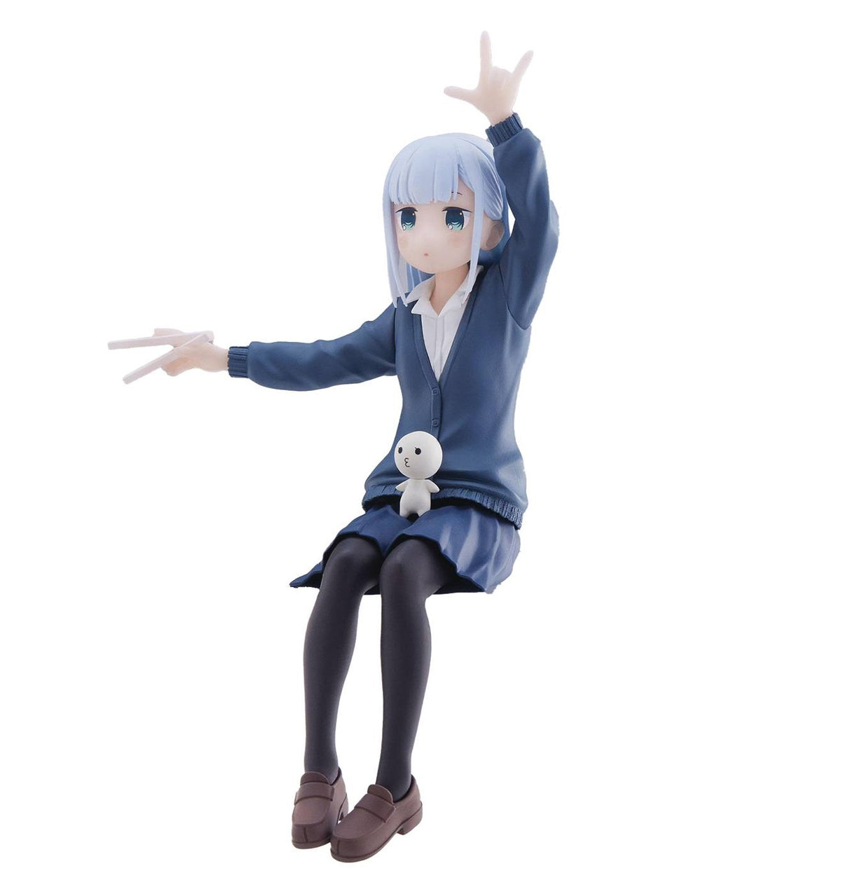Aharen Reina premium perching figure with hand on chin and slightly tilted head