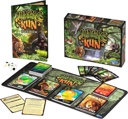Amazing Jungle Run box placed against a white background, highlighting the full front cover design