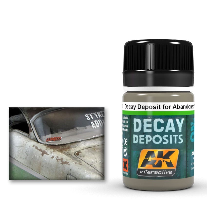 AK Interactive Weathering Decay Deposit 35ml - Abandoned Vehicles - Good Games