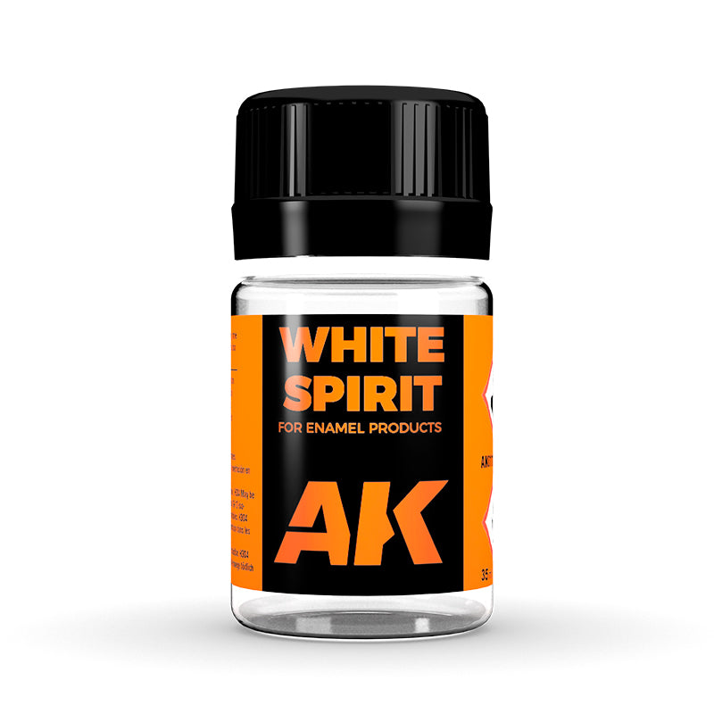 AK Interactive Auxiliaries White Spirit Oil Paint 35ml - Good Games