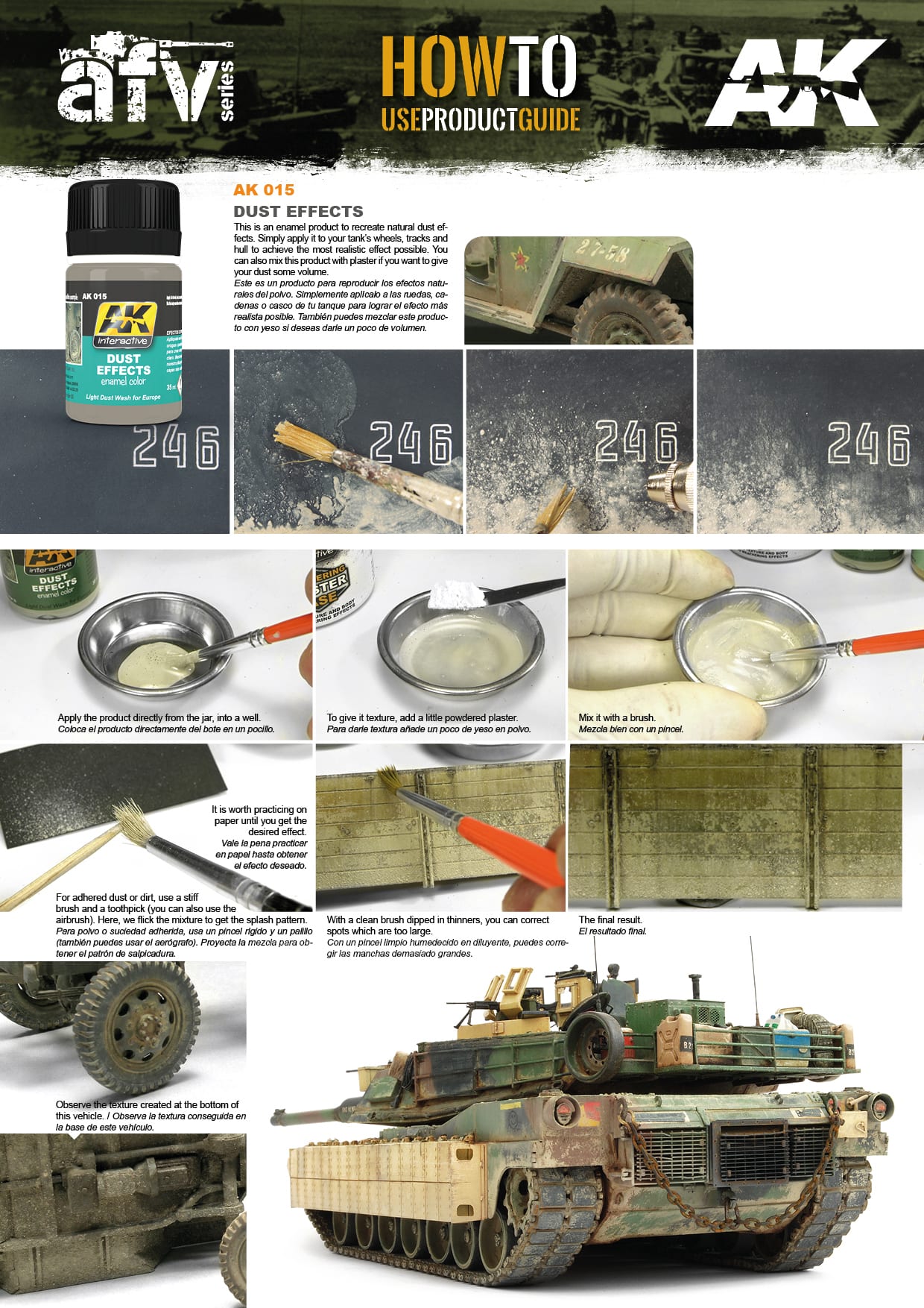AK Interactive Enamel Effect Weathering Colour 35ml - Dust Effects - Good Games