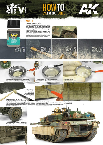 AK Interactive Enamel Effect Weathering Colour 35ml - Dust Effects - Good Games