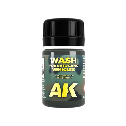 AK Interactive Weathering Enamel Wash for Nato Tanks 35ml - Good Games