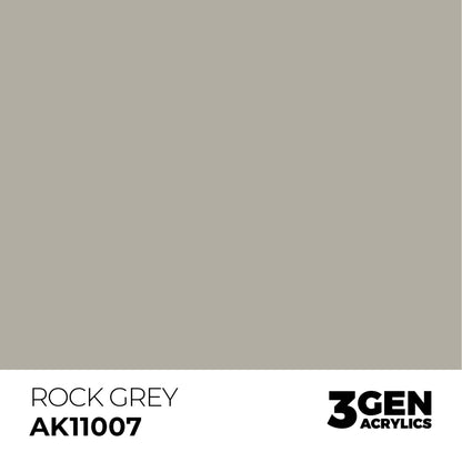 AK Interactive 3 Gen Acrylic Modeling Colour 17ml - Rock Grey - Good Games