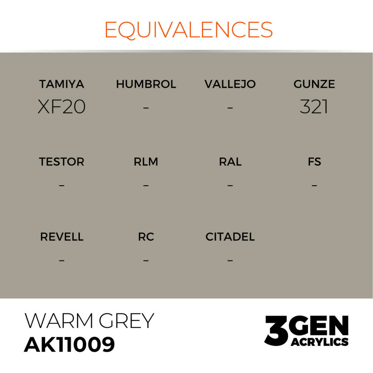 AK Interactive 3 Gen Acrylic Modeling Colour 17ml - Warm Grey - Good Games