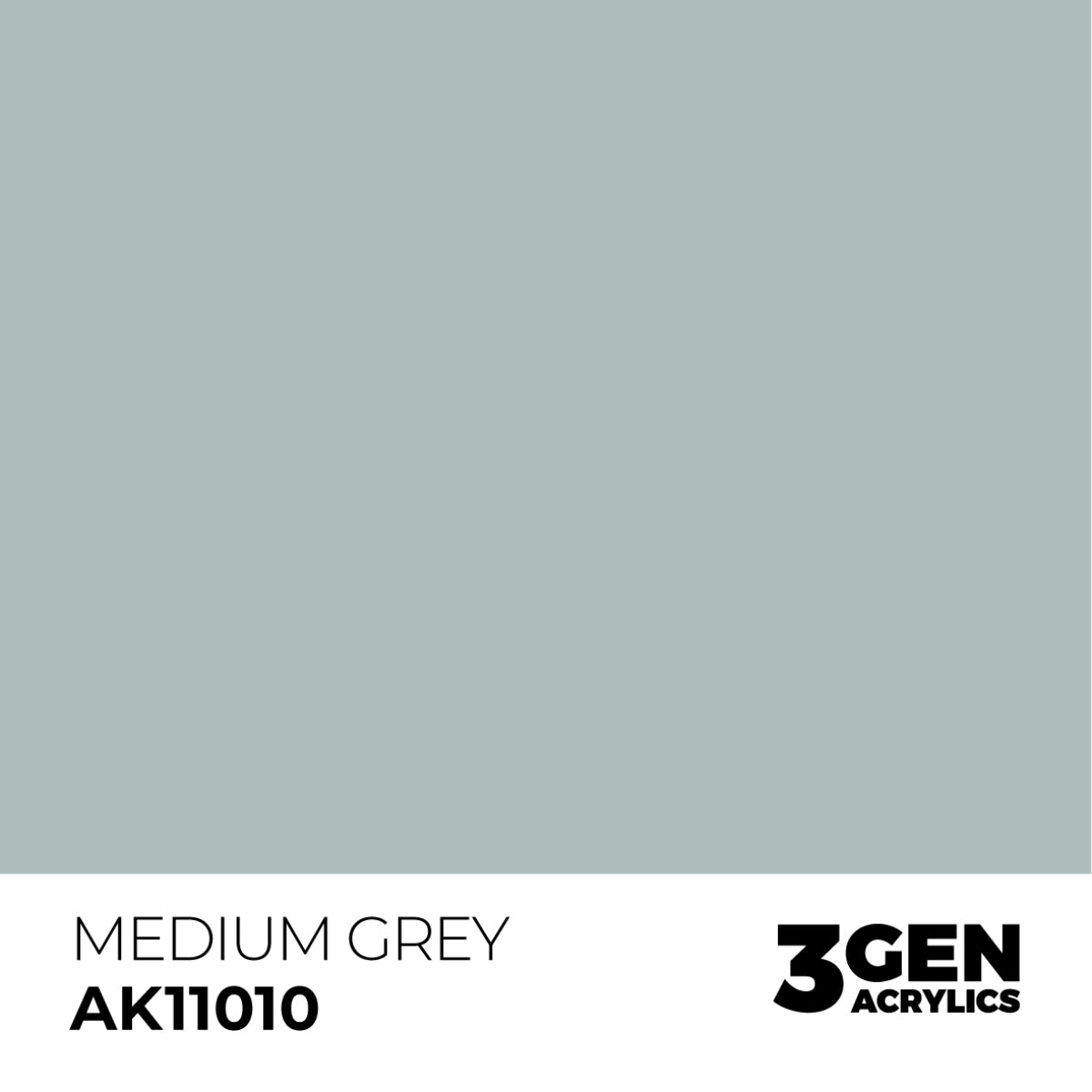 AK Interactive 3 Gen Acrylic 17ml - Medium Grey - Good Games