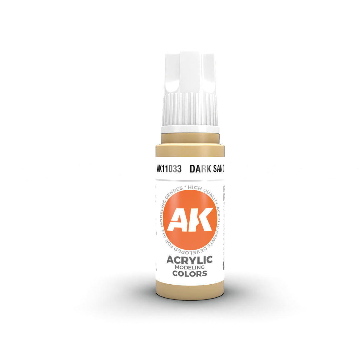 AK Interactive 3 Gen Acrylic Modeling Colors 17ml - Dark Sand - Good Games