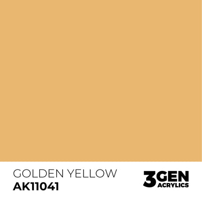 AK Interactive 3 Gen Acrylic Modeling Colour 17ml - Golden Yellow - Good Games
