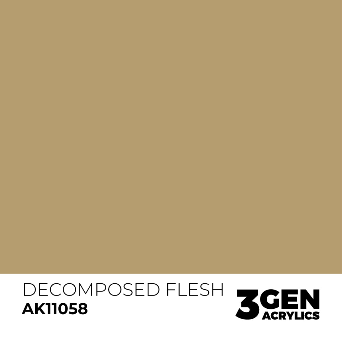 AK Interactive 3 Gen Acrylic Modeling Colors 17ml - Decomposed Flesh - Good Games