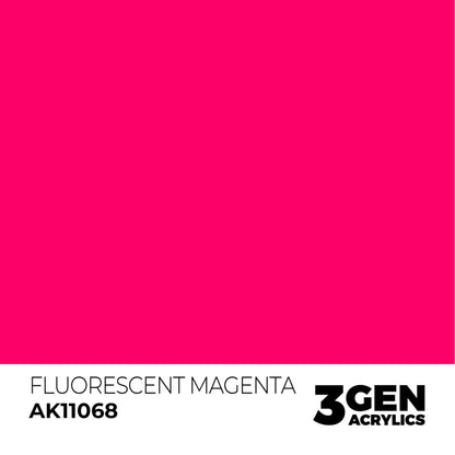 AK Interactive 3 Gen Acrylic Paint 17ml - Fluorescent Magenta - Good Games