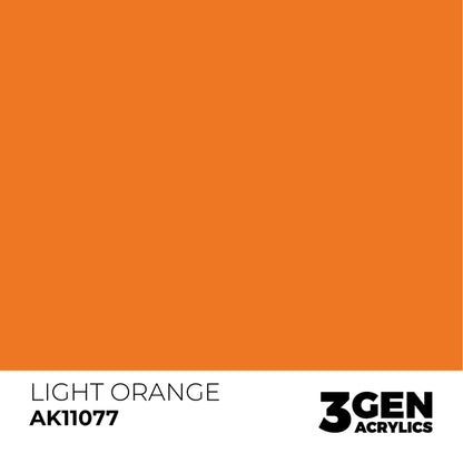 AK Interactive 3 Gen Acrylic Paint 17ml - Light Orange - Good Games