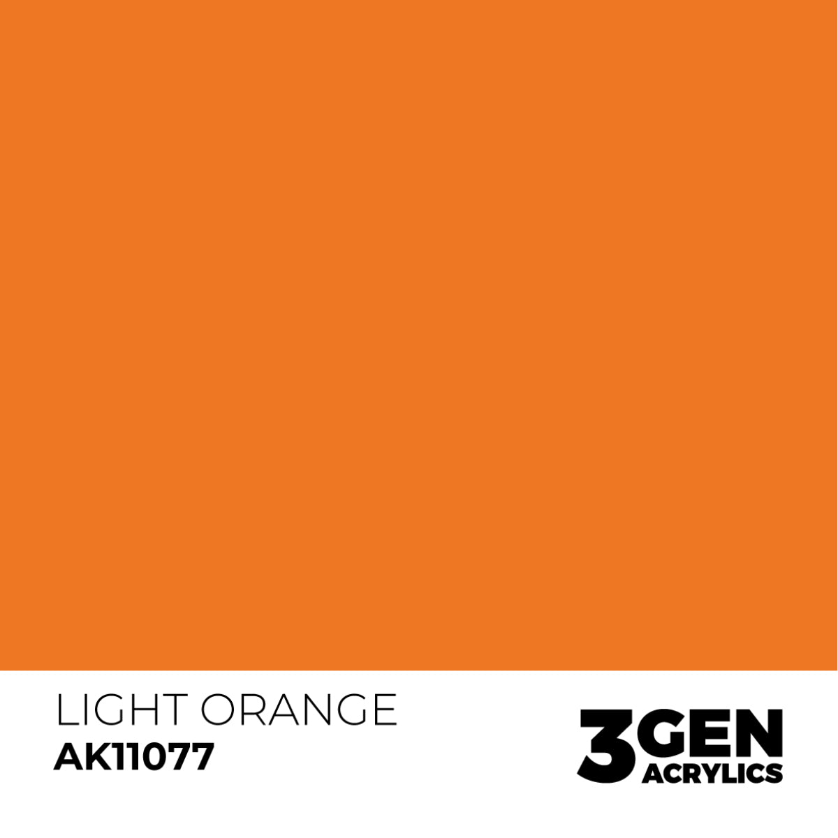 AK Interactive 3 Gen Acrylic Paint 17ml - Light Orange - Good Games