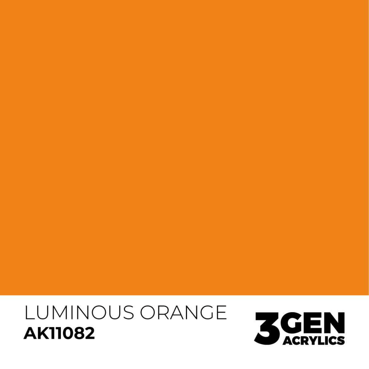 AK Interactive 3 Gen Acrylic Modeling Colors 17ml - Luminous Orange - Good Games