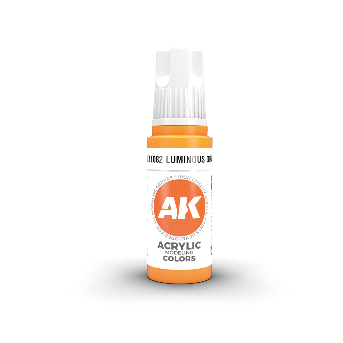 AK Interactive 3 Gen Acrylic Modeling Colors 17ml - Luminous Orange - Good Games