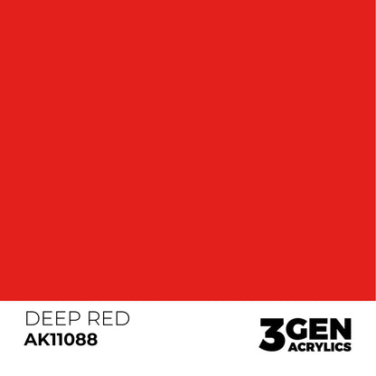 AK Interactive 3 Gen Acrylics Modelling Paint 17ml - Deep Red - Good Games