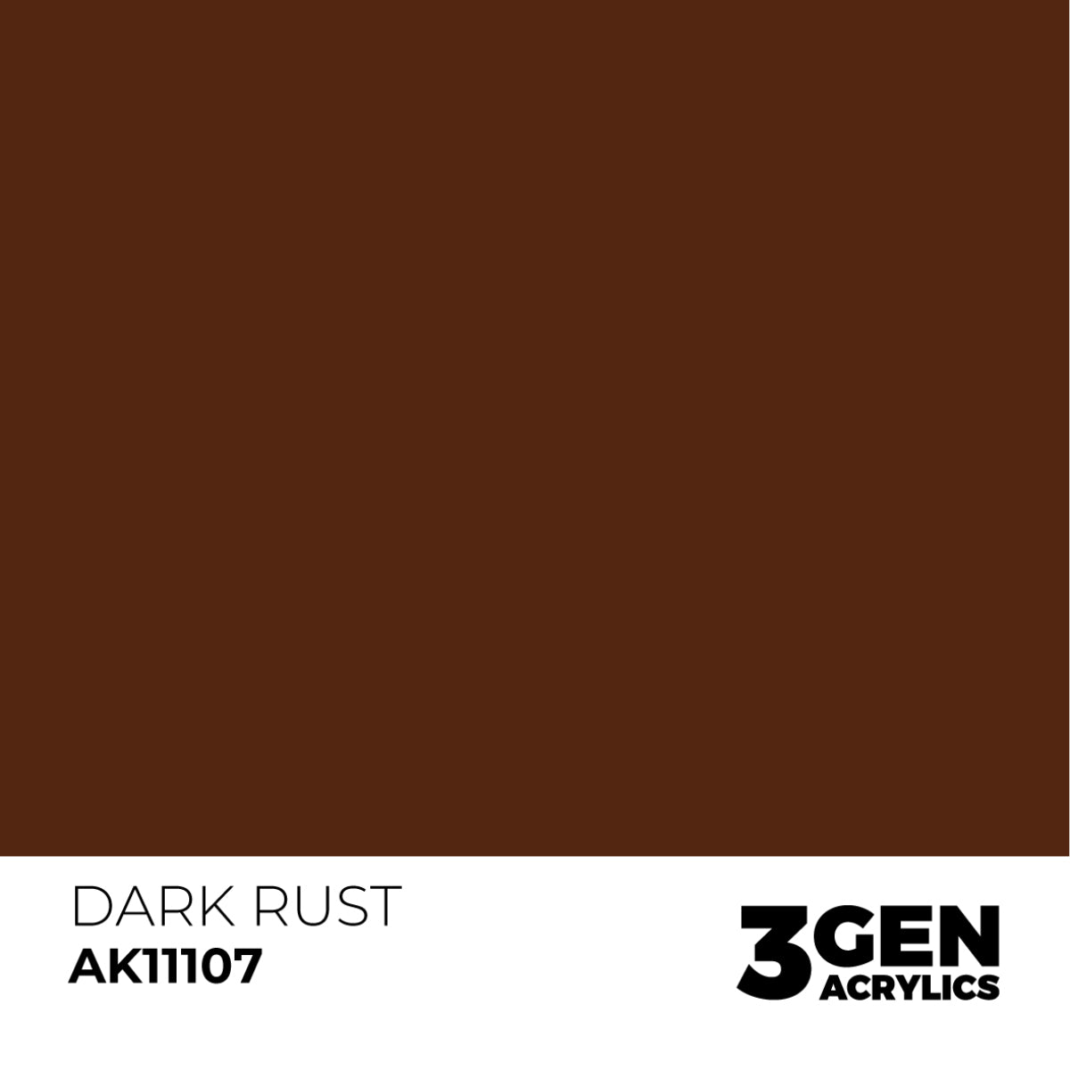 AK Interactive 3 Gen Acrylic Modeling Colour 17ml - Dark Rust - Good Games