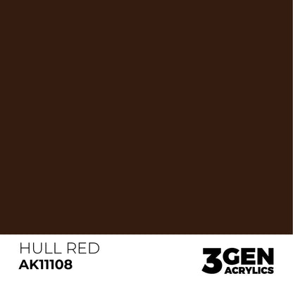 AK Interactive 3 Gen Acrylic Modeling Colour 17ml - Hull Red - Good Games