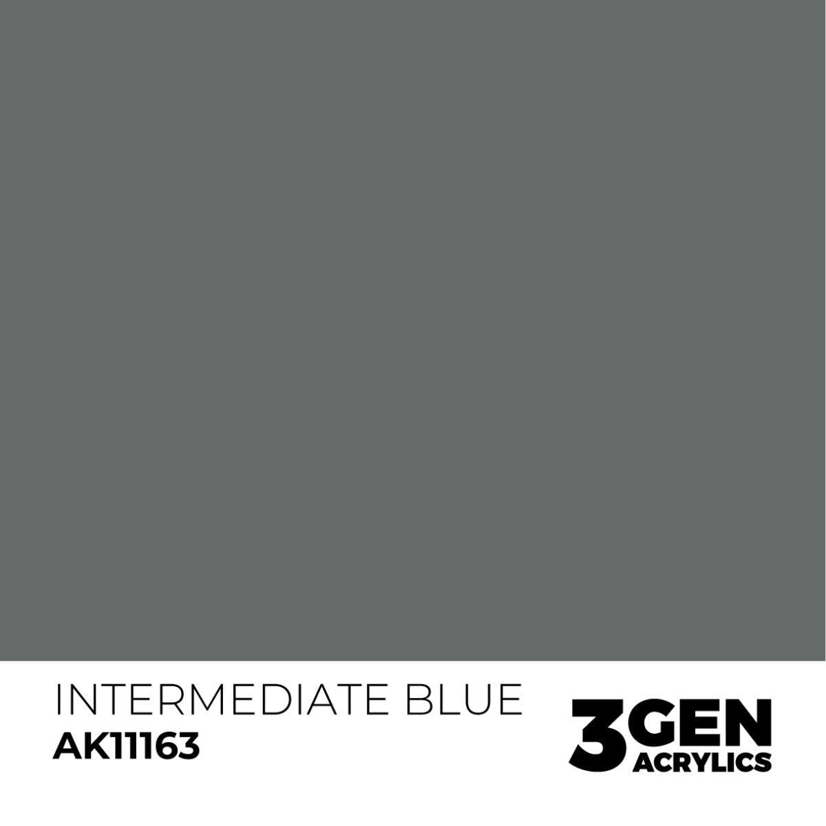 AK Interactive 3 Gen Acrylic Modeling Colour 17ml - Intermediate Blue - Good Games