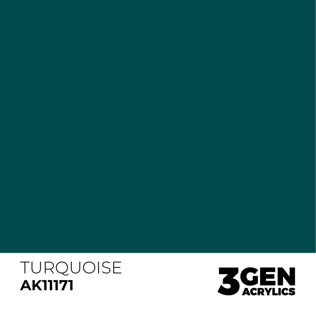 AK Interactive 3 Gen Acrylic Modeling Colour 17ml - Turquoise - Good Games