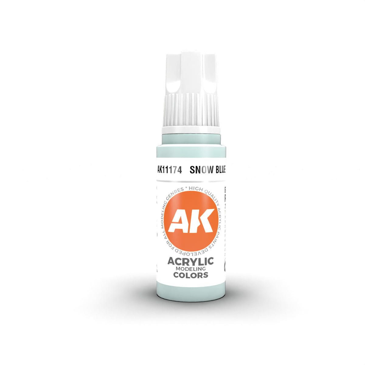 AK Interactive 3 Gen Acrylic Modeling Colors 17ml - Snow Blue - Good Games