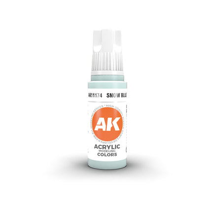 AK Interactive 3 Gen Acrylic Modeling Colors 17ml - Snow Blue - Good Games