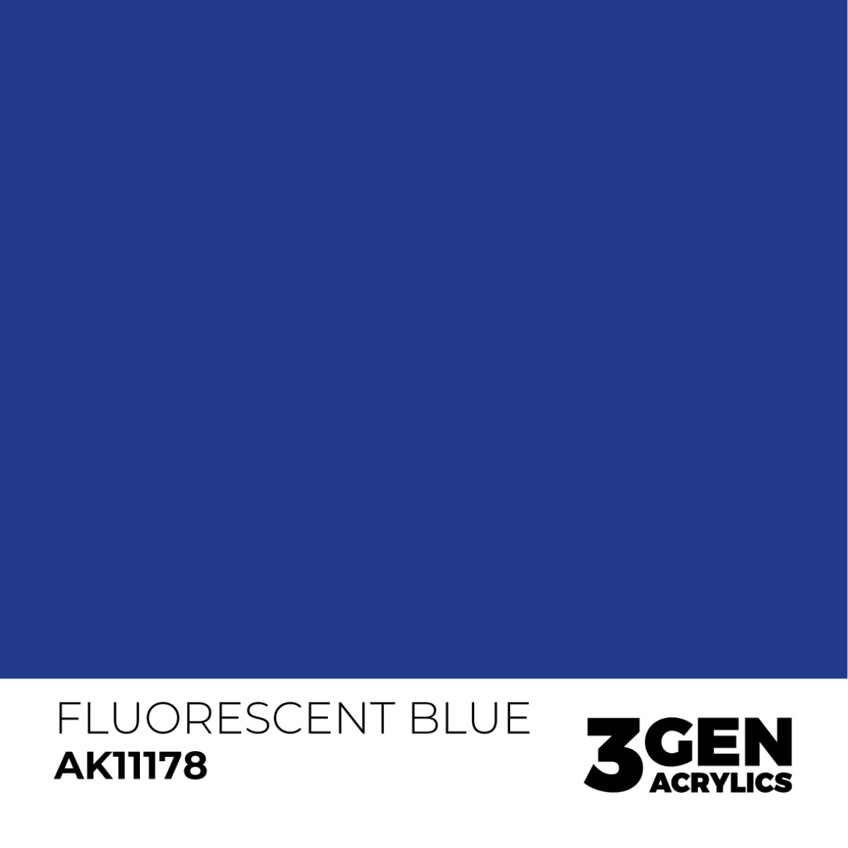 AK Interactive 3 Gen Acrylic Modeling Colour 17ml - Fluorescent Blue - Good Games