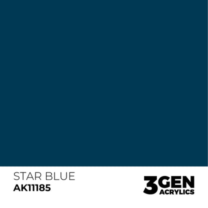 AK Interactive 3 Gen Acrylic Modeling Colour 17ml - Star Blue - Good Games