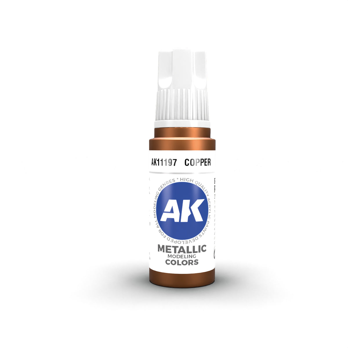 AK Interactive 3 Gen Acrylics Modelling Paint 17ml - Copper - Good Games