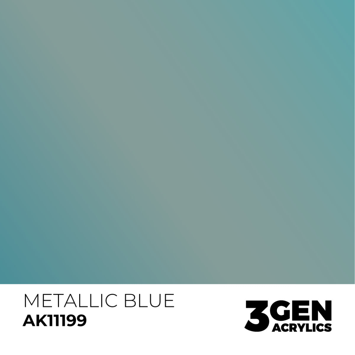AK Interactive 3 Gen Acrylic Metallic Color 17ml - Metallic Blue - Good Games