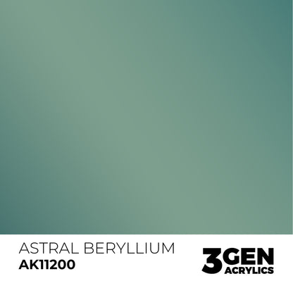 AK Interactive 3 Gen Acrylic Paint 17ml - Astral Beryllium - Good Games