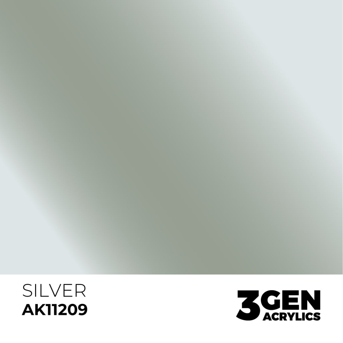 AK Interactive 3 Gen Metallic Modeling Colour 17ml - Silver - Good Games