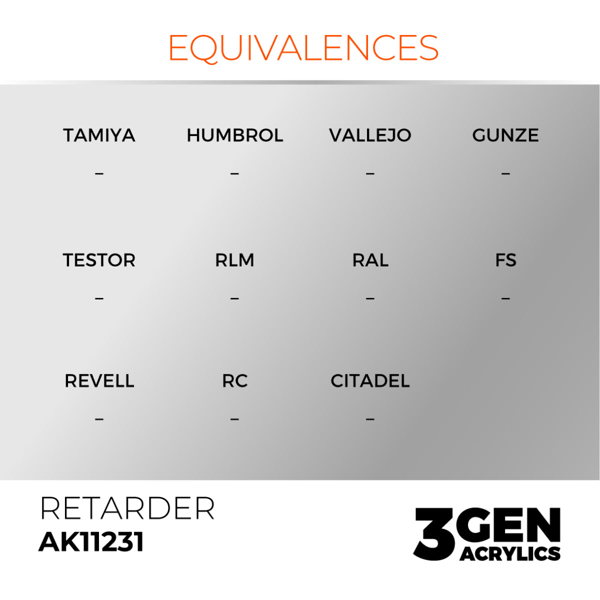 AK Interactive 3 Gen Auxiliary Modeling Colour 17ml - Retarder - Good Games